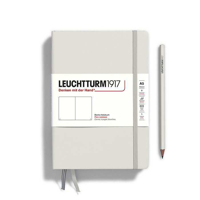 CAIET A5 VELIN COPERTA RIGIDA GRI DESCHIS LEUCHTTURM CAIET A5 VELIN COPERTA RIGIDA GRI DESCHIS LEUCHTTURM